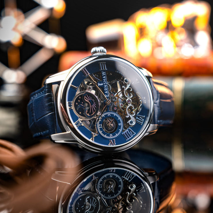 Thomas Earnshaw Longitude Automatic Skeleton True Blue - Watches.com - ES - 8006 - 0C