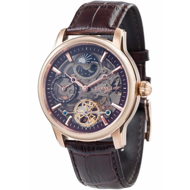 Thomas Earnshaw Longitude Shadow Automatic Brown Rose Gold - Watches.com - ES - 8063 - 06