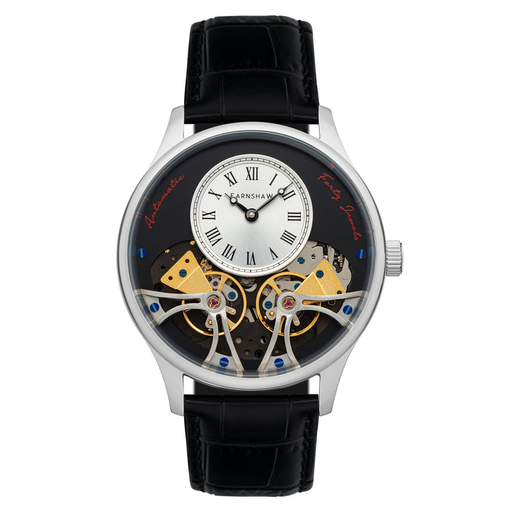 Thomas Earnshaw Scientists Faraday Double Barrel Automatic Classic Black - Watches.com - ES - 8179 - 01