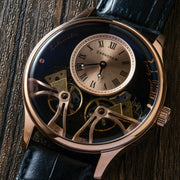 Thomas Earnshaw Scientists Faraday Double Barrel Automatic Deep Rose - Watches.com - ES - 8179 - 09