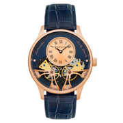 Thomas Earnshaw Scientists Faraday Double Barrel Automatic Deep Rose - Watches.com - ES - 8179 - 09