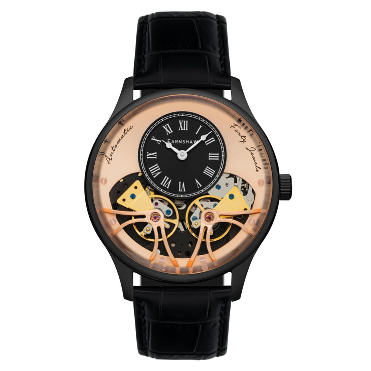 Thomas Earnshaw Scientists Faraday Double Barrel Automatic Midnight Rose - Watches.com - ES - 8179 - 0D