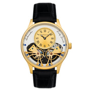 Thomas Earnshaw Scientists Faraday Double Barrel Automatic Two Tone Gold - Watches.com - ES - 8179 - 07