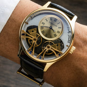 Thomas Earnshaw Scientists Faraday Double Barrel Automatic Two Tone Gold - Watches.com - ES - 8179 - 07