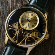 Thomas Earnshaw Scientists Faraday Double Barrel Automatic Windsor Green - Watches.com - ES - 8179 - 08