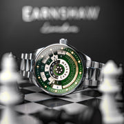 Thomas Earnshaw Staunton Chess Set Automatic Limited Edition Castling Green - Watches.com - ES - 8282 - 88