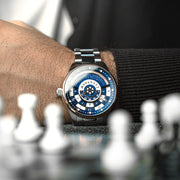 Thomas Earnshaw Staunton Chess Set Automatic Limited Edition Checkmate Blue - Watches.com - ES - 8282 - AA