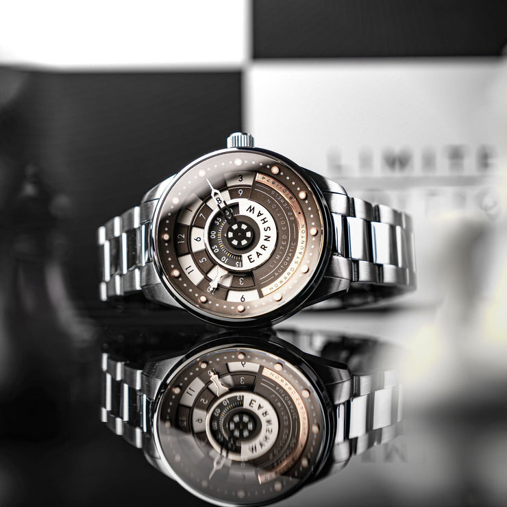 Thomas Earnshaw Staunton Chess Set Automatic Limited Edition Stalemate Grey - Watches.com - ES - 8282 - 99