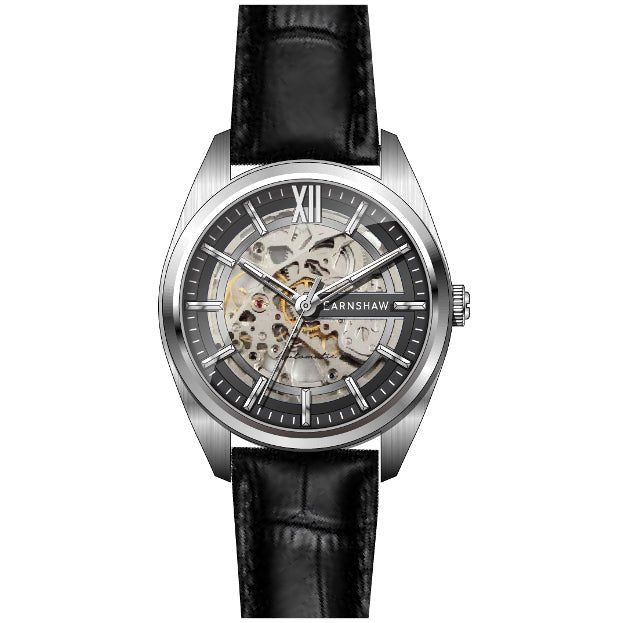 Thomas Earshaw Smeaton Automatic Black Silver - Watches.com - ES - 8208 - 11