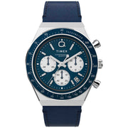 Timex 1970's Q Chronograph 40mm Blue - Watches.com - TW2W51700VQ