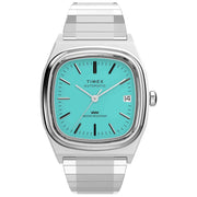 Timex 1983 E - Line Reissue Automatic 34mm Blue - Watches.com - TW2Y07300VQ