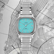 Timex 1983 E - Line Reissue Automatic 34mm Blue - Watches.com - TW2Y07300VQ