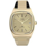 Timex 1983 E - Line Reissue Automatic 34mm Gold - Watches.com - TW2Y07200VQ