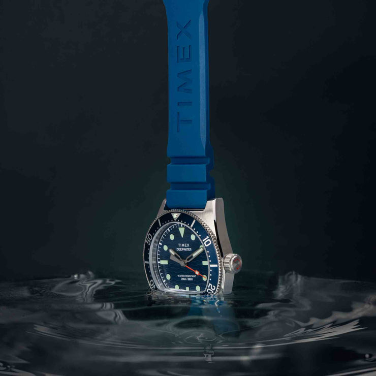 Timex Deepwater Reef 200 40mm Blue - Watches.com - TW2W74600VQ