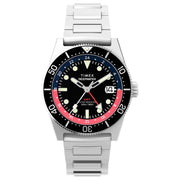 Timex Deepwater Reef 200 GMT 40mm Black Red SS - Watches.com - TW2W95300VQ