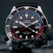 Timex Deepwater Reef 200 GMT 40mm Black - Watches.com - TW2W75000VQ