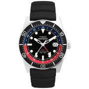 Timex Deepwater Reef 200 GMT 40mm Black - Watches.com - TW2W75000VQ