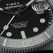 Timex Deepwater Reef 200 Titanium Automatic 40mm Black - Watches.com - TW2W73800VQ