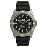 Timex Deepwater Reef 200 Titanium Automatic 40mm Black - Watches.com - TW2W73800VQ