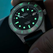 Timex Deepwater Reef 200 Titanium Automatic 40mm Black - Watches.com - TW2W73800VQ