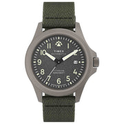 Timex Expedition North 41mm Titanium Automatic rPET Green - Watches.com - TW2V95300JR