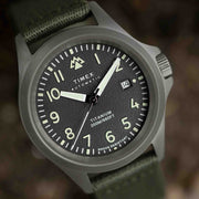 Timex Expedition North 41mm Titanium Automatic rPET Green - Watches.com - TW2V95300JR