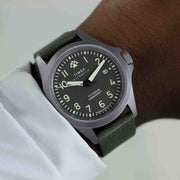 Timex Expedition North 41mm Titanium Automatic rPET Green - Watches.com - TW2V95300JR