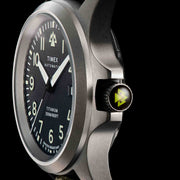 Timex Expedition North 41mm Titanium Automatic rPET Green - Watches.com - TW2V95300JR