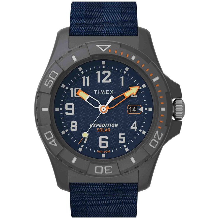 Timex Expedition North Freedive Ocean 46mm rPET Blue - Watches.com - TW2V40300JR