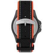 Timex Expedition North Freedive Ocean Tide 46mm rPET Black Orange - Watches.com - TW2V66100JR