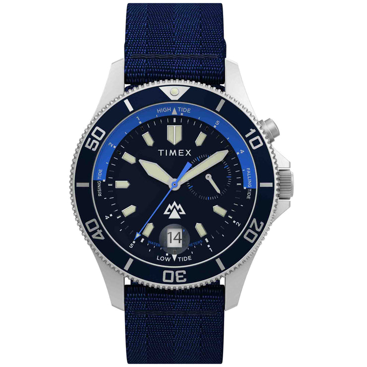 Timex Expedition North Slack Tide 41mm Blue - Watches.com - TW2W22000JR