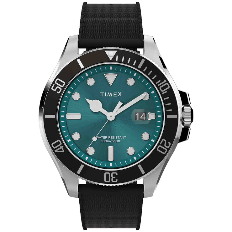 Timex Harborside Coast 43mm Green - Watches.com - TW2V91700VQ