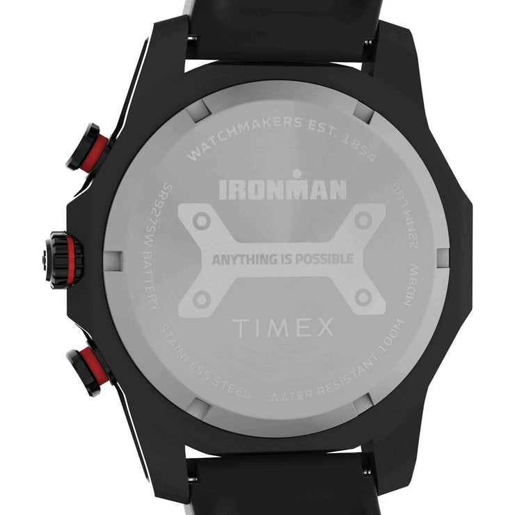 Timex Ironman Adrenaline Pro Chronograph 48mm Black Red - Watches.com - TW2W55400VQ