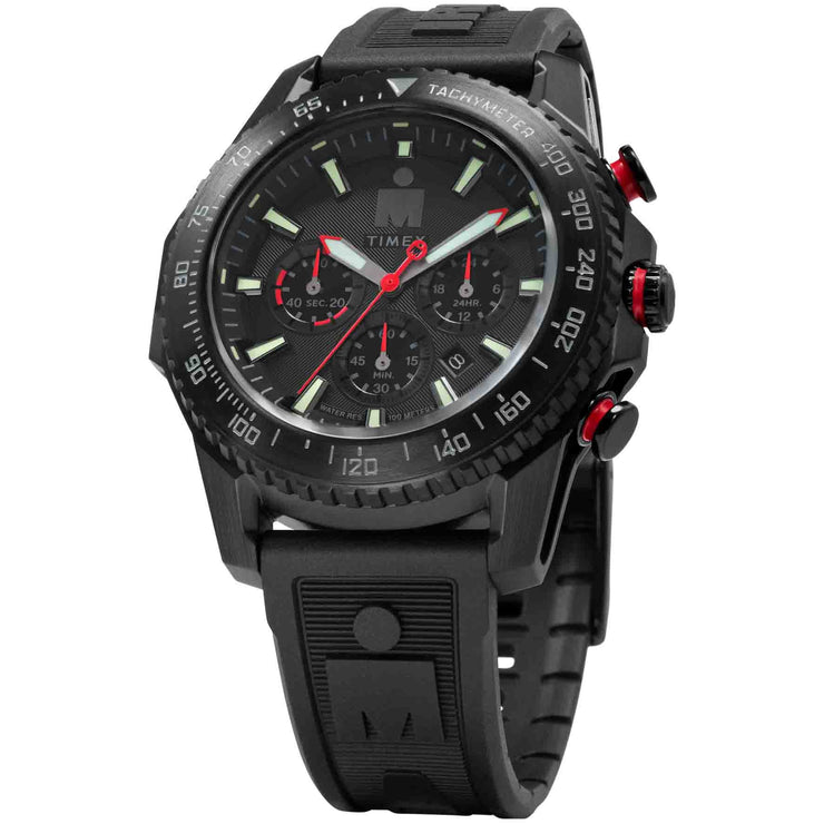 Timex Ironman Adrenaline Pro Chronograph 48mm Black Red - Watches.com - TW2W55400VQ