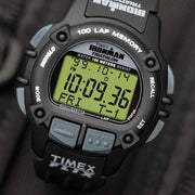 Timex Ironman Flix 100 Lap Digital 42mm Black - Watches.com - TW5M63000VQ