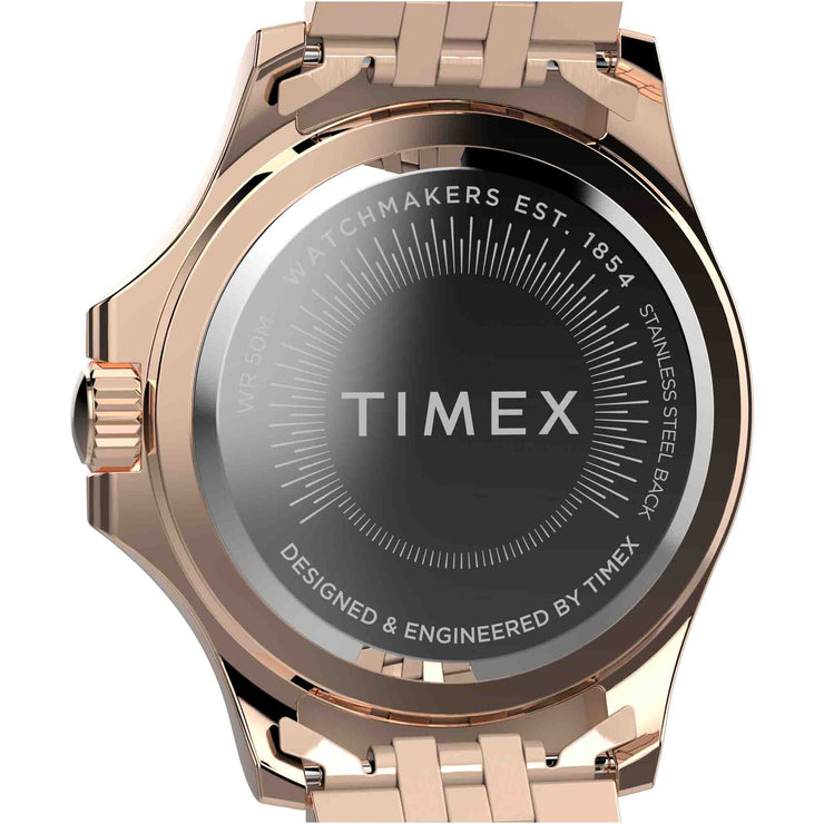 Timex Kaia Multifunction Chronograph 40mm Rose Gold Rainbow - Watches.com - TW2W34200VQ