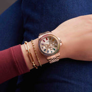 Timex Kaia Multifunction Chronograph 40mm Rose Gold Rainbow - Watches.com - TW2W34200VQ