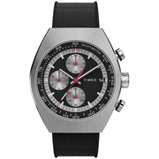 Timex Legacy Tonneau Chronograph 42mm Black Silver - Watches.com - TW2W64500VQ