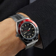 Timex M79 Automatic "Coke" Black Red SS - Watches.com - TW2U83400