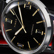 Timex Marlin Automatic 40mm Black Gold - Watches.com - TW2W33900ZV