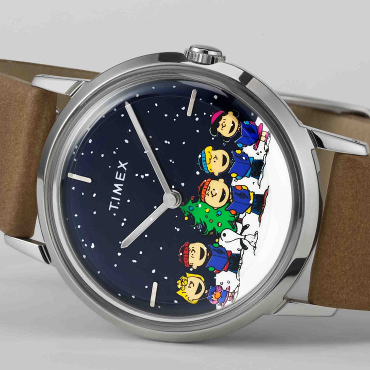 Timex Marlin Automatic x Peanuts 34mm The Gang Singing - Watches.com - TW2W472000Q