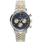 Timex Marlin Chronograph 40mm Blue SS - Watches.com - TW2W60200VQ