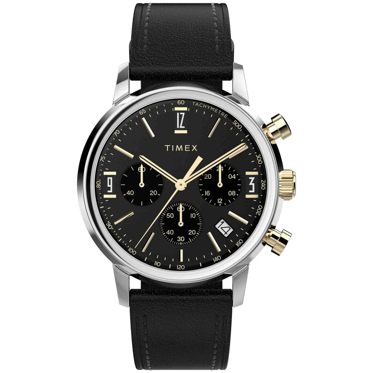 Timex Marlin Chronograph 40mm Gray - Watches.com - TW2W51500VQ