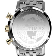 Timex Marlin Chronograph Tachymeter 40mm Champagne SS - Watches.com - TW2W60100VQ