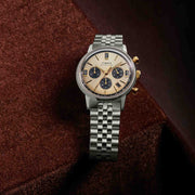 Timex Marlin Chronograph Tachymeter 40mm Champagne SS - Watches.com - TW2W60100VQ