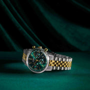 Timex Marlin Chronograph Tachymeter 40mm Green SS - Watches.com - TW2W60000VQ