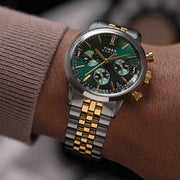 Timex Marlin Chronograph Tachymeter 40mm Green SS - Watches.com - TW2W60000VQ