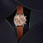 Timex Marlin Tachymeter Chronograph 40mm Caramel - Watches.com - TW2W51400VQ