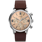 Timex Marlin Tachymeter Chronograph 40mm Caramel - Watches.com - TW2W51400VQ