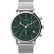 Timex Midtown Chronograph 40mm Green - Watches.com - TW2W43400VQ